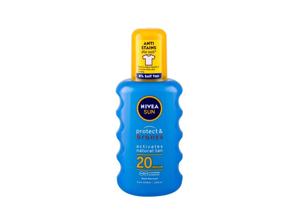 Nivea Intense Spray SPF 20 Sole (Proteggi e Abbronza Spray Solare) 200 ml donna