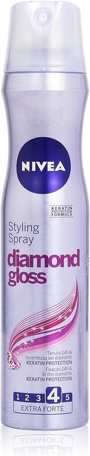 Nivea Styling Spray Lacca Diamond Gloss, 250ml