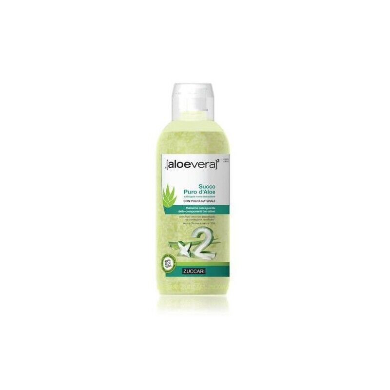 ZUCCARI [ALOE VERA]2 -- 1x SUCCO PURO D'ALOE 1000ml a doppia concentrazione