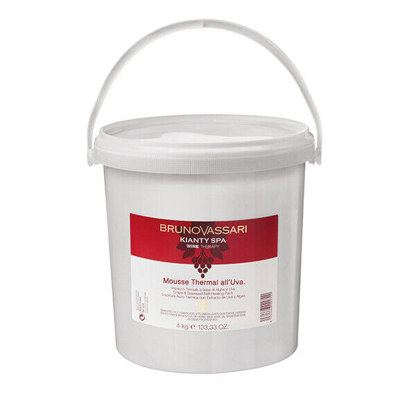 Bruno Vassari Kianty Spa Mousse Thermal all'Uva 4 Kg- Impacco auto-riscaldante