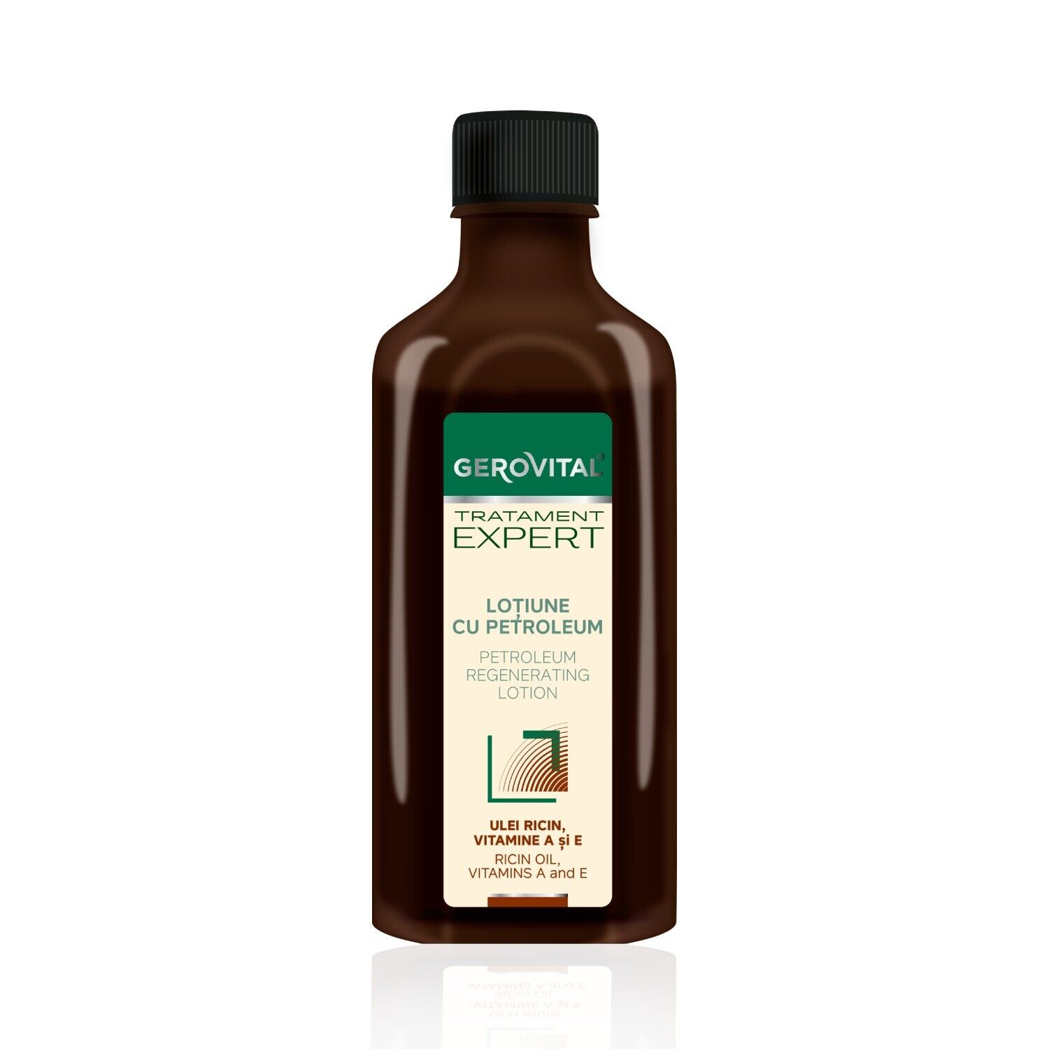 Lozione Rigenerante con Petroleum per Capelli, Gerovital Tratament Expert
