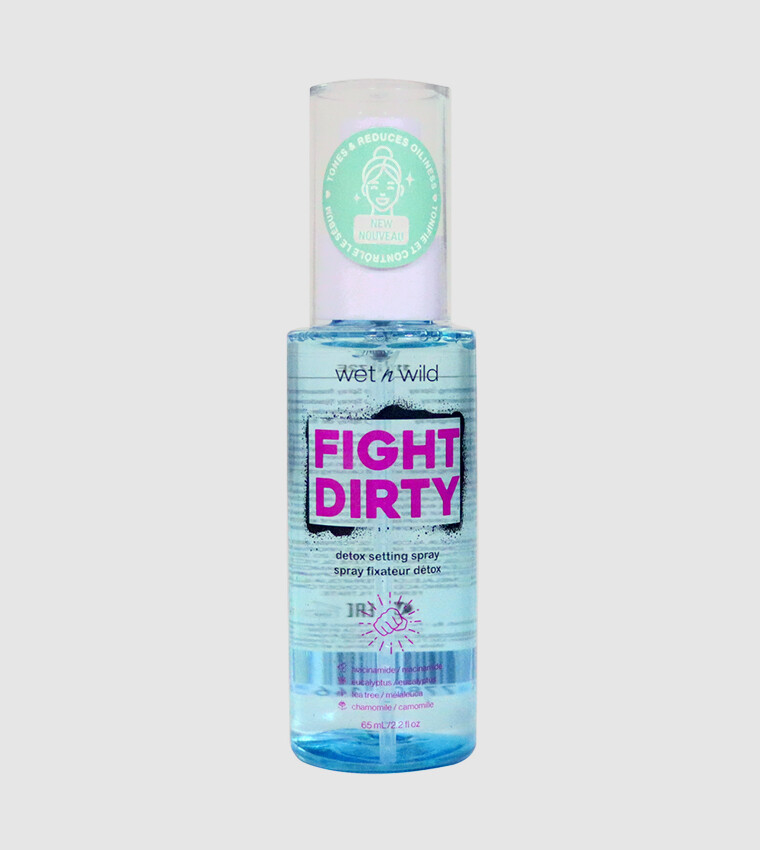 Wet n Wild Fight Dirty Detox Spray Fissante Detossinante per Donna 65ml