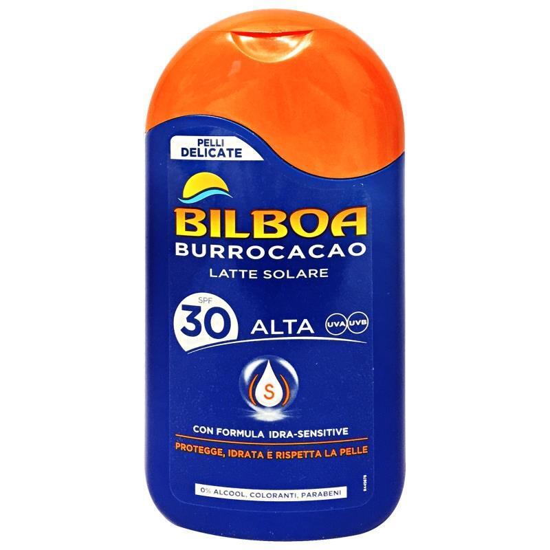 BILBOA SOLARE 200 ML. FP30 LATTE BURROCACAO