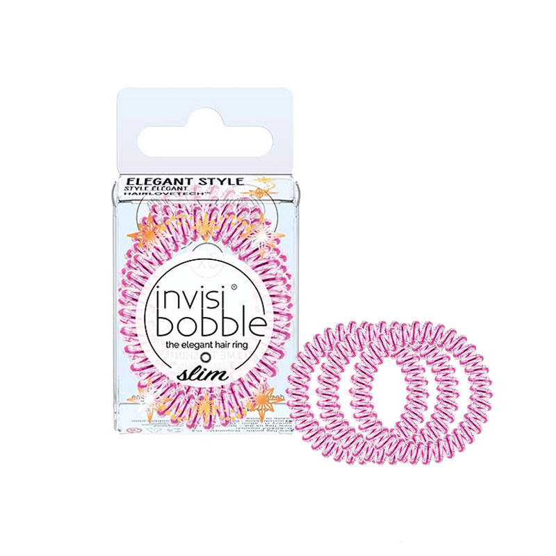 INVISIBOBBLE Slim La Vie En Rose Time To Shine 3pz