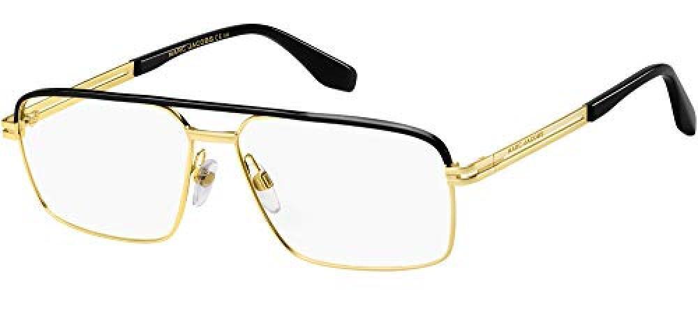 (TG. 59) Marc Jacobs Marc 473 Occhiali, Gold Black, 59 Donna - NUOVO