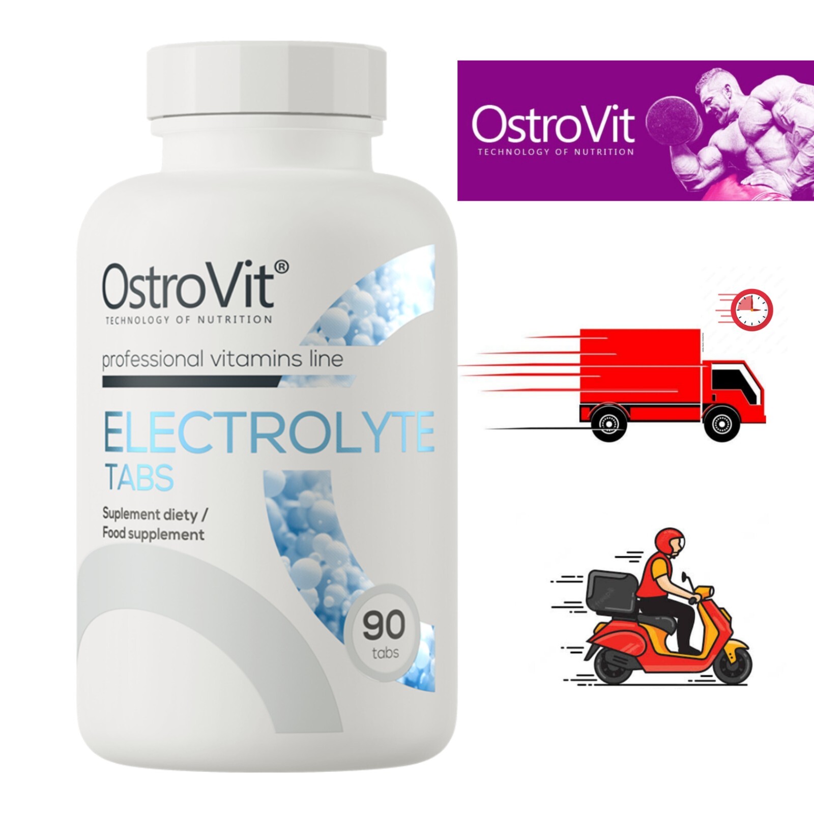 Elettroliti 1164mg Magnesio Cloruro Sodio Potassio Calcio sport crampi - digiuno