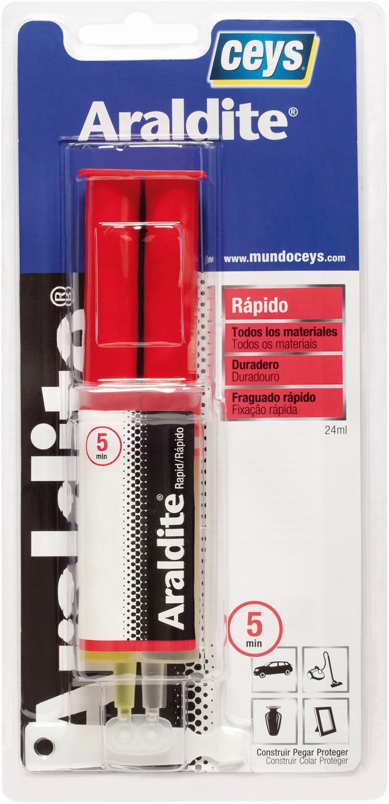 CEYS 510205 Araldit Rapido Siringa Blister 24ML