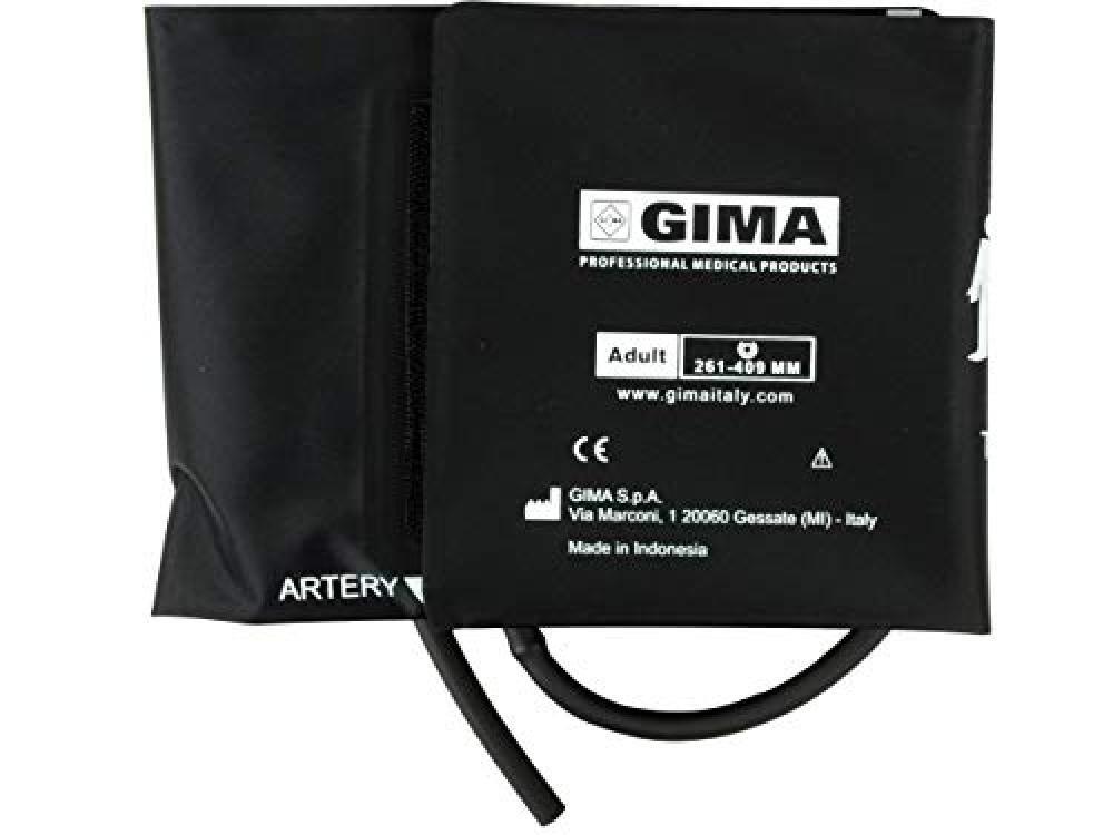 (TG. Adulto Standard) Gima - Bracciale per Sfigmomanometro, 1 Tubo, Misura Adult