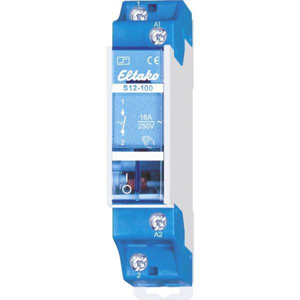 Interruttore impulso guida din eltako s12-100-12v 1 na 230 v 10 a 2300 w pz