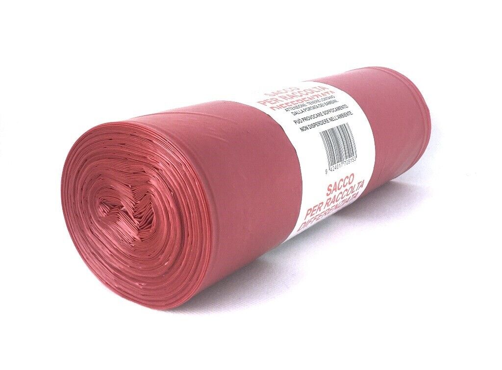 SACCHI N.U.ROTOLO ROSSO/AMBRA.90X120
