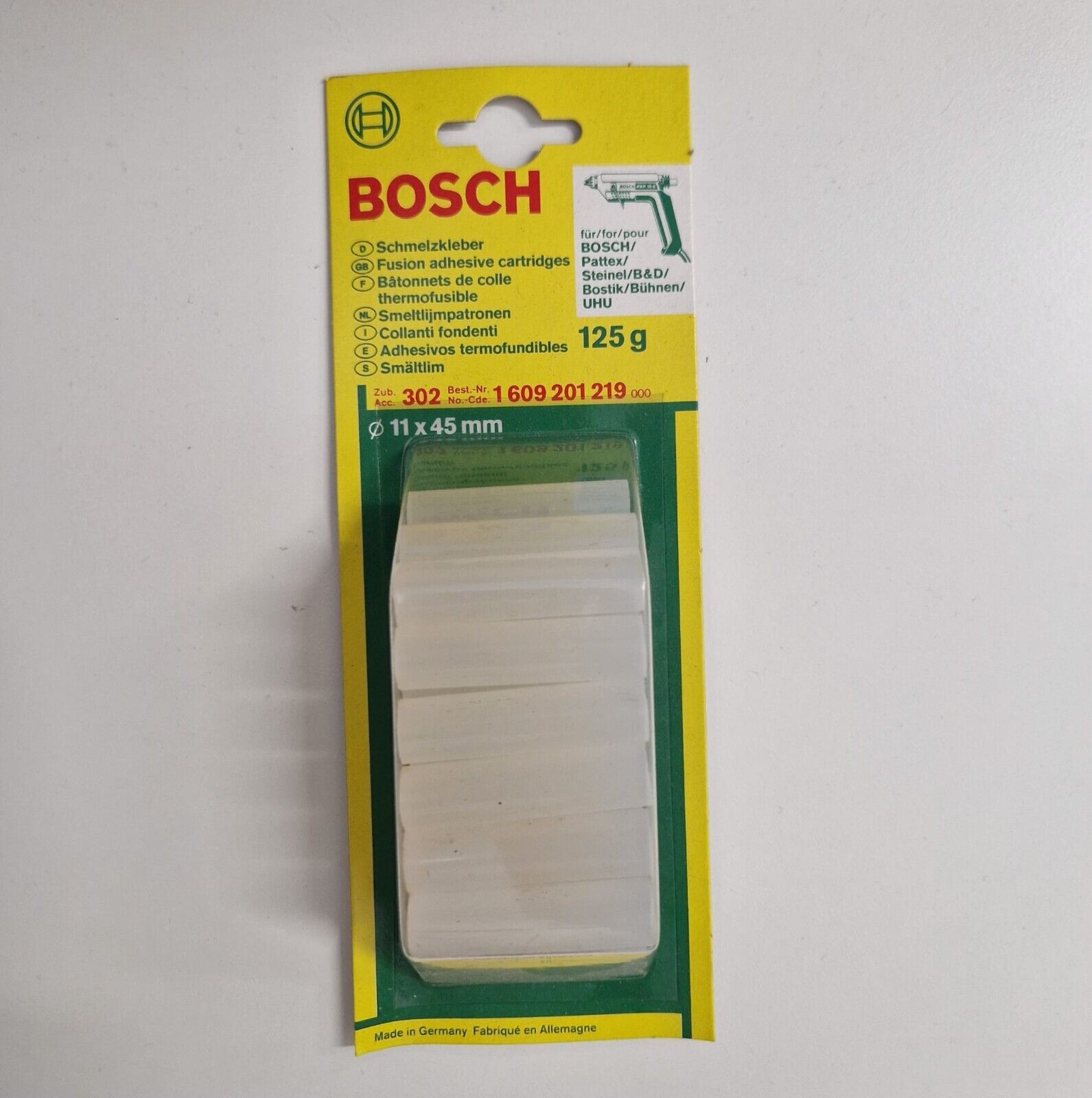 STICK COLLA A CALDO BOSCH 125GR 11X45MM 29PZ