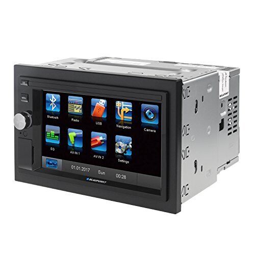 Blaupunkt Santa Cruz 370 - Autoradio doppio DIN CD/MP3 con touchscreen, Bluetoot