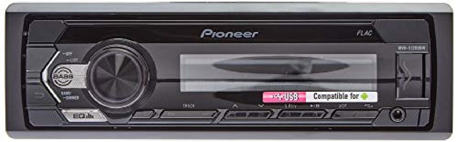 Pioneer MVH-S120UBW autoradio, Singolo DIN