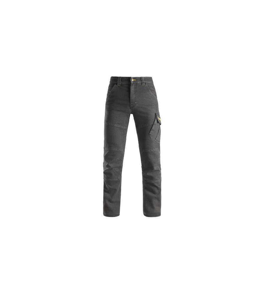 KAPRIOL JEANS DA LAVORO "NIMES" GRIGIO, TG XL