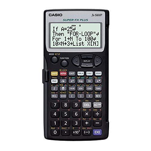 CASIO FX-5800P calcolatrice scientifica programmabile - Contiene 40 costanti sci