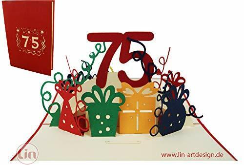 LIN Pop Up Biglietti di auguri di compleanno, biglietti di compleanno (V3S)