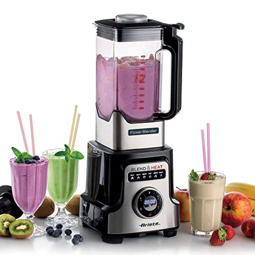 Ariete 578, Blend & Heat, Frullatore Multifunzione, Power Blender, 2 Litri, 6 La