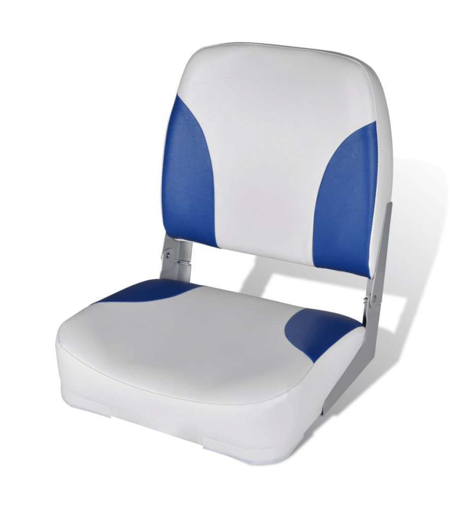 Sedile per barca con schienale pieghevole e cuscino 41x 36 x 48 cm