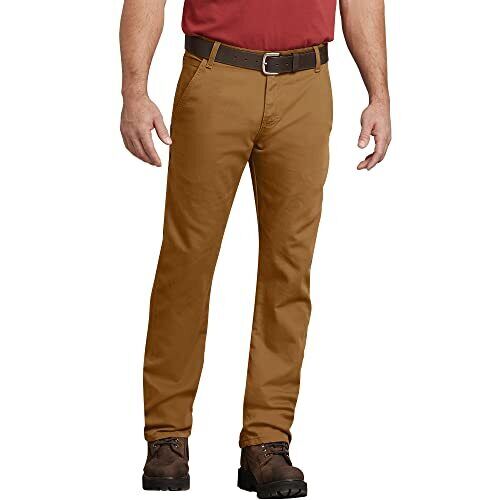 Dickies - Pantaloni da Uomo, Pantaloni Duck Carpenter, Vestibilità Regular Fit,