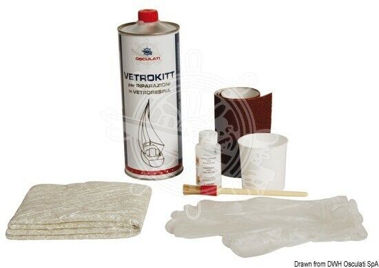 37336 Vetrokit resina 800 g OSCULATI