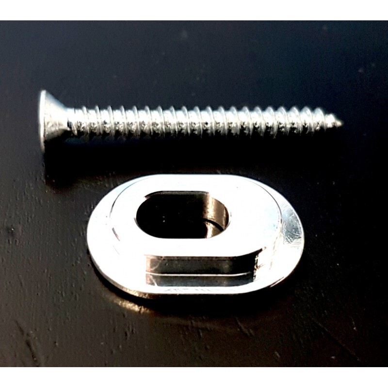 Placca Adattatore Towner Cromate per BIGSBY