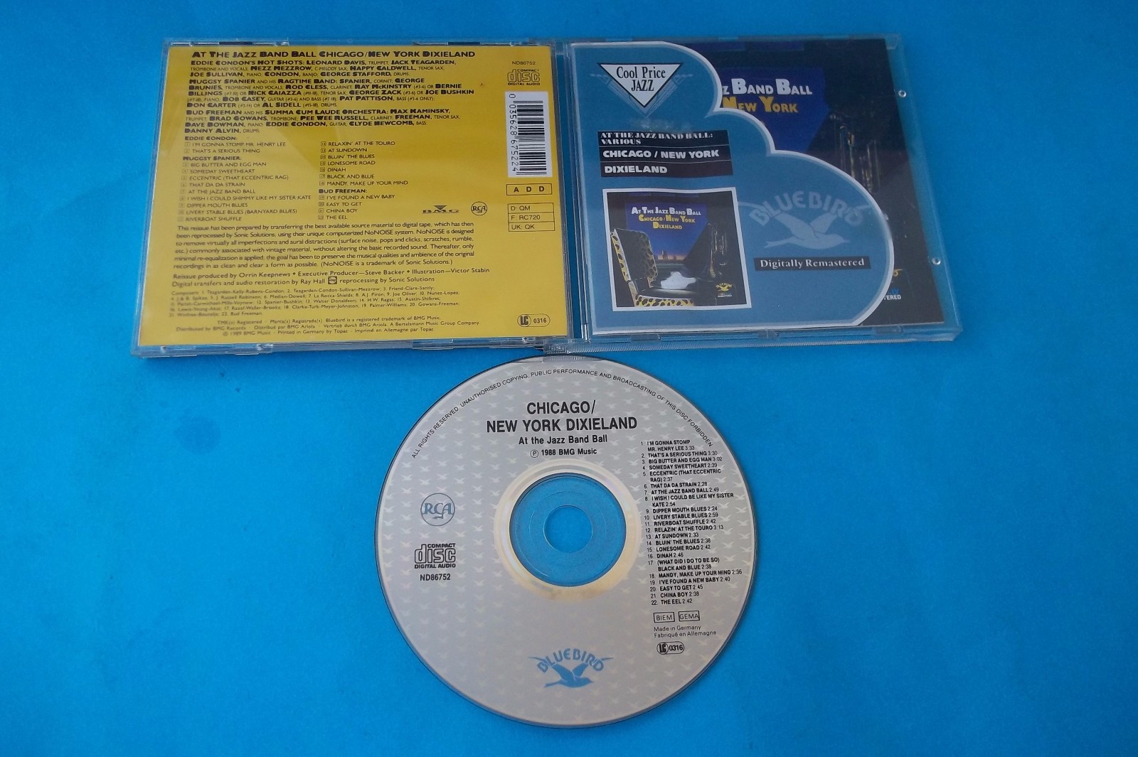 AT THE JAZZ BAND BALL -CHICAGO/ NEW  YORK  DIXIELAND- CD NUOVO
