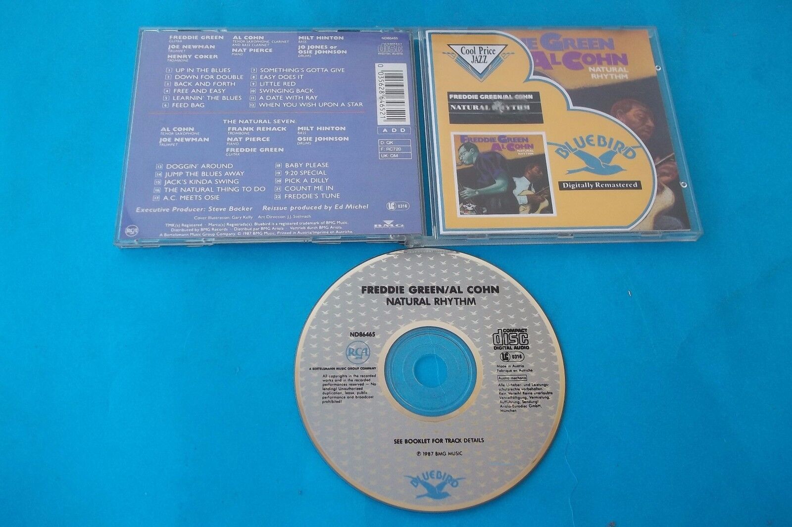 FREDDIE GREEN AL CORN "NATURAL RHYTHM" CD  BMG ARIOLA NUOVO
