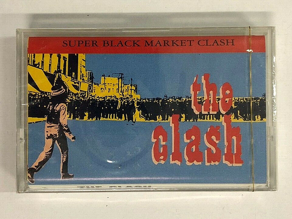 THE CLASH - SUPER BLACK MARKET CLASH - MC MUSICASSETTA NUOVA E SIGILLATA