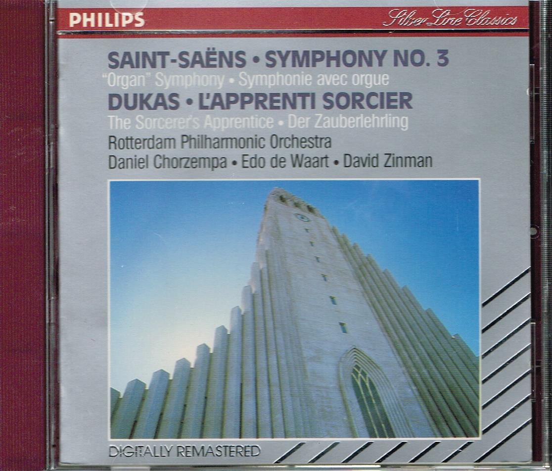 Saint-Saens: Sinfonia N.3; Dukas: L'apprendista Stregone / Chorzempa, De Wart CD