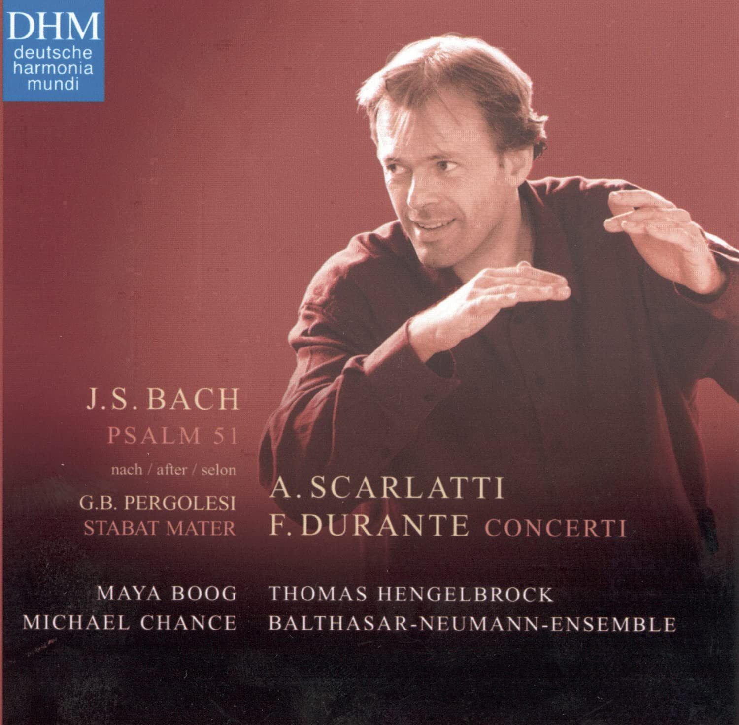 Thomas Hengelbrock Bach: Psalm 51 / Stabat Mater (CD)