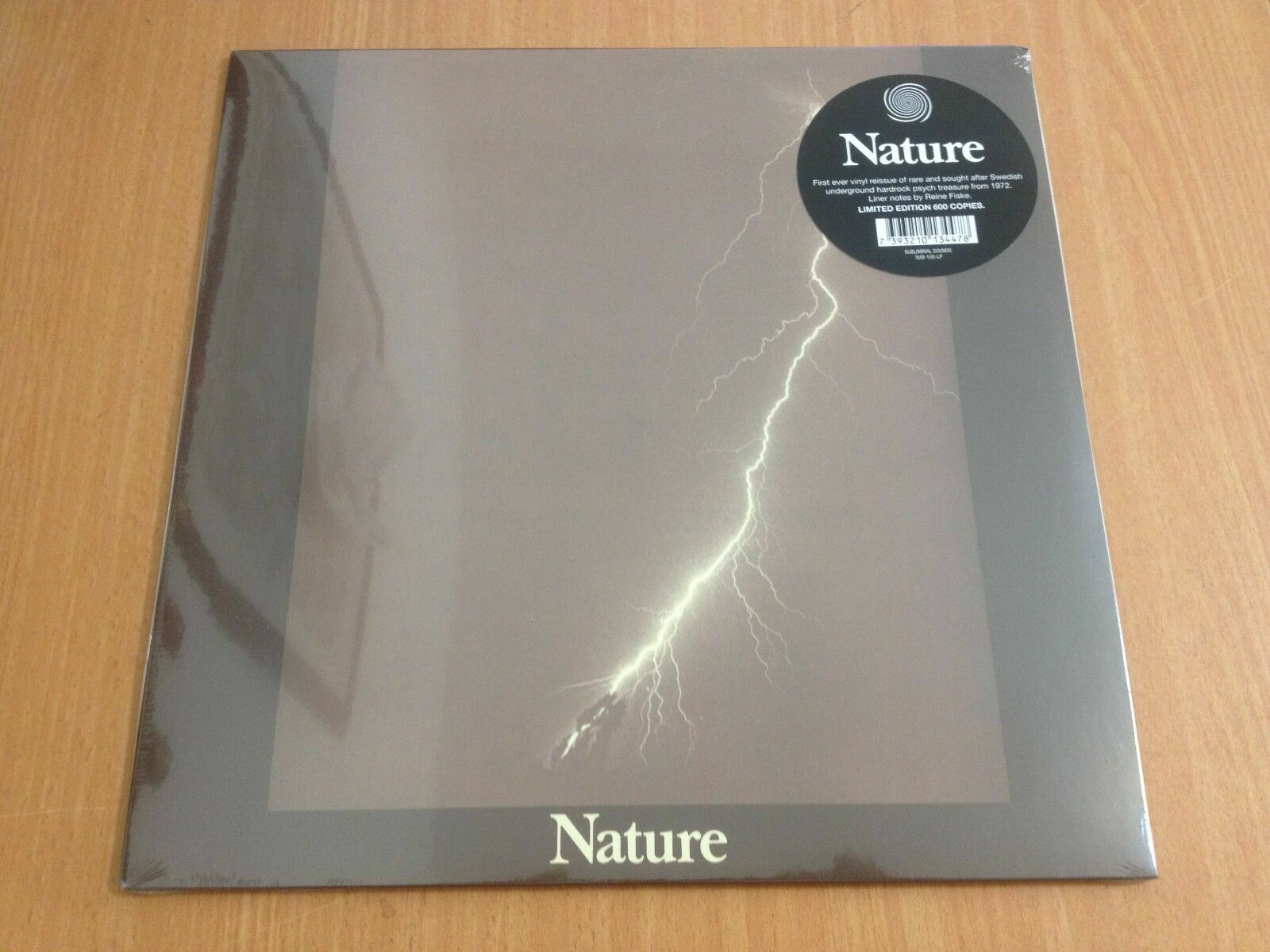 NATURE S/T Svezia 1972 Psych LP Black Vinyl Re SIGILLATO Nave libera