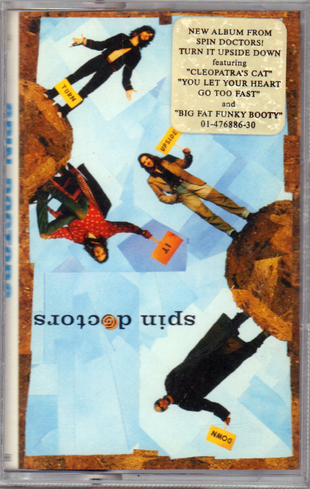SPIN DOCTORS " TURN IT UPSIDE DOWN " MUSICASSETTA NUOVA MC K7