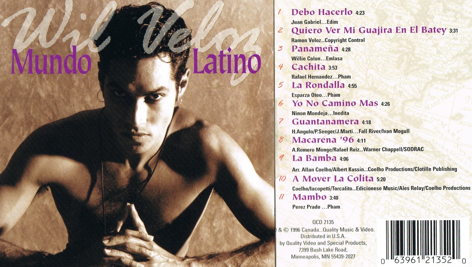 Wil Veloz Mundo Latino (CD)