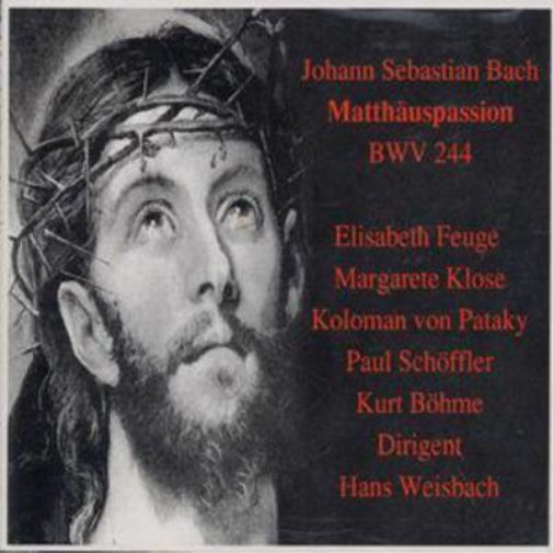 Johann Sebastian Bach Johann Sebastian Bach: Matthauspassion (CD) Album