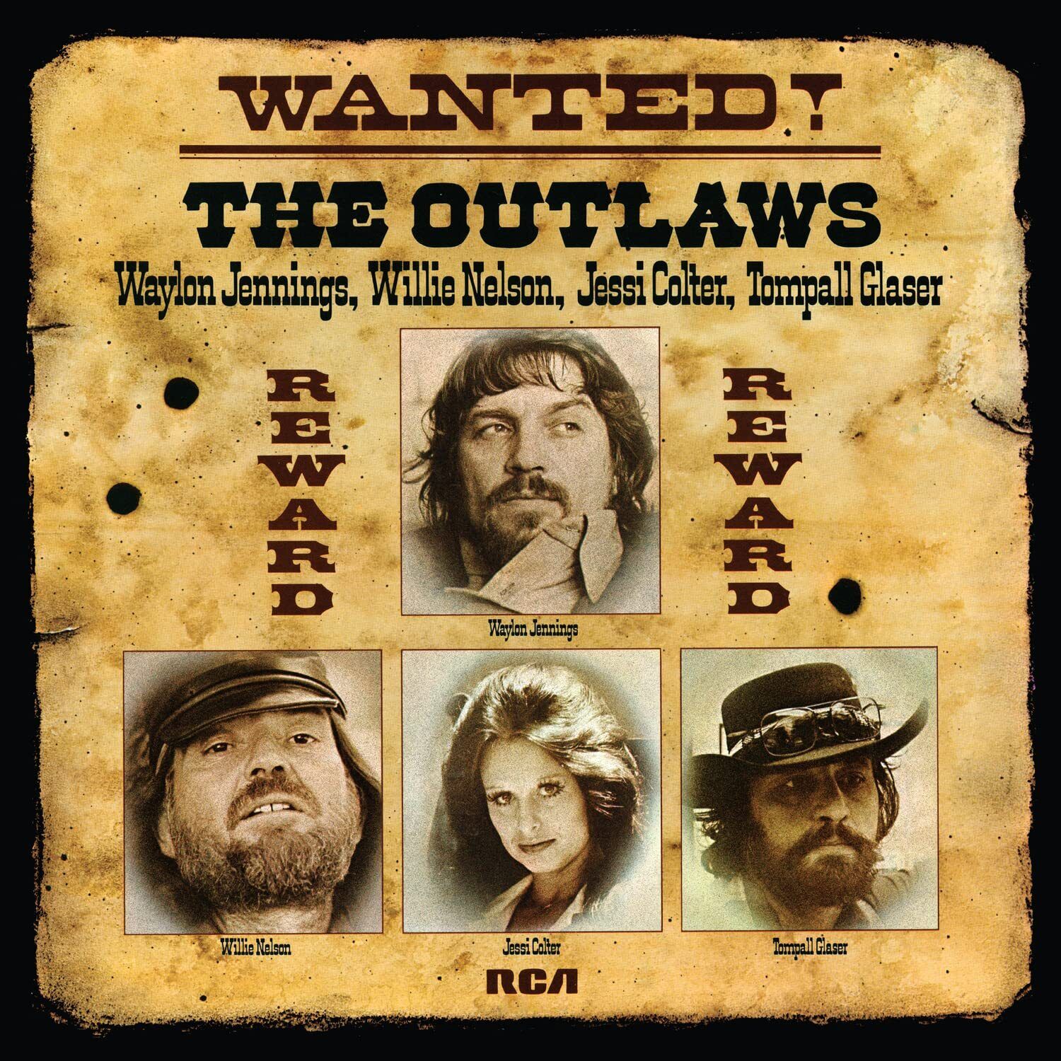 Waylon Jennings, Willie Nelson, Jessi Colter, Tompall Wanted! The Out (Vinyl LP)