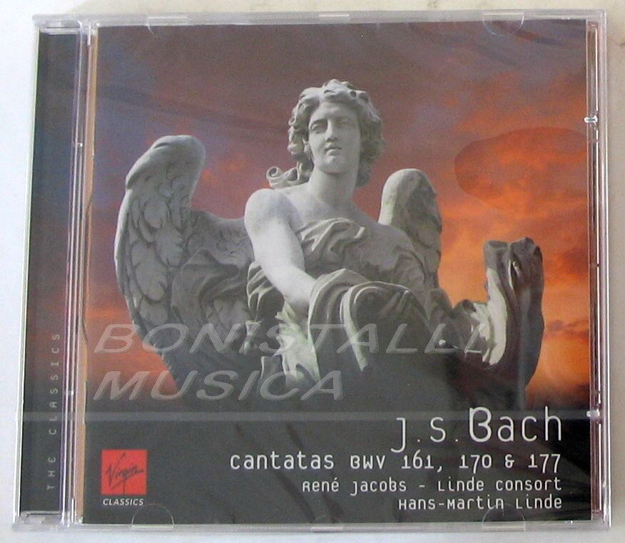 BACH J. S. - CANTATAS BWV 161,170,177 - LINDE CONSORT, JACOBS- CD Sigillato