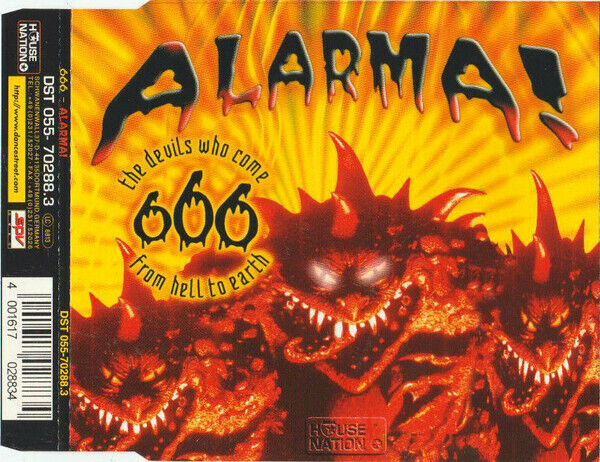 666 "Alarma!" Maxi CD Single 1997 Hard Trance Techno