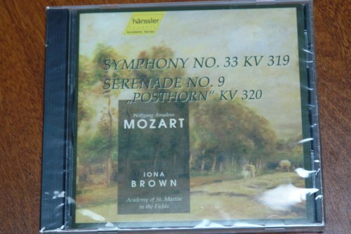 IONA BROWN Symphony No. 33 KV 319; Serenade No. 9 "Posthorn" KV 320 (CD)