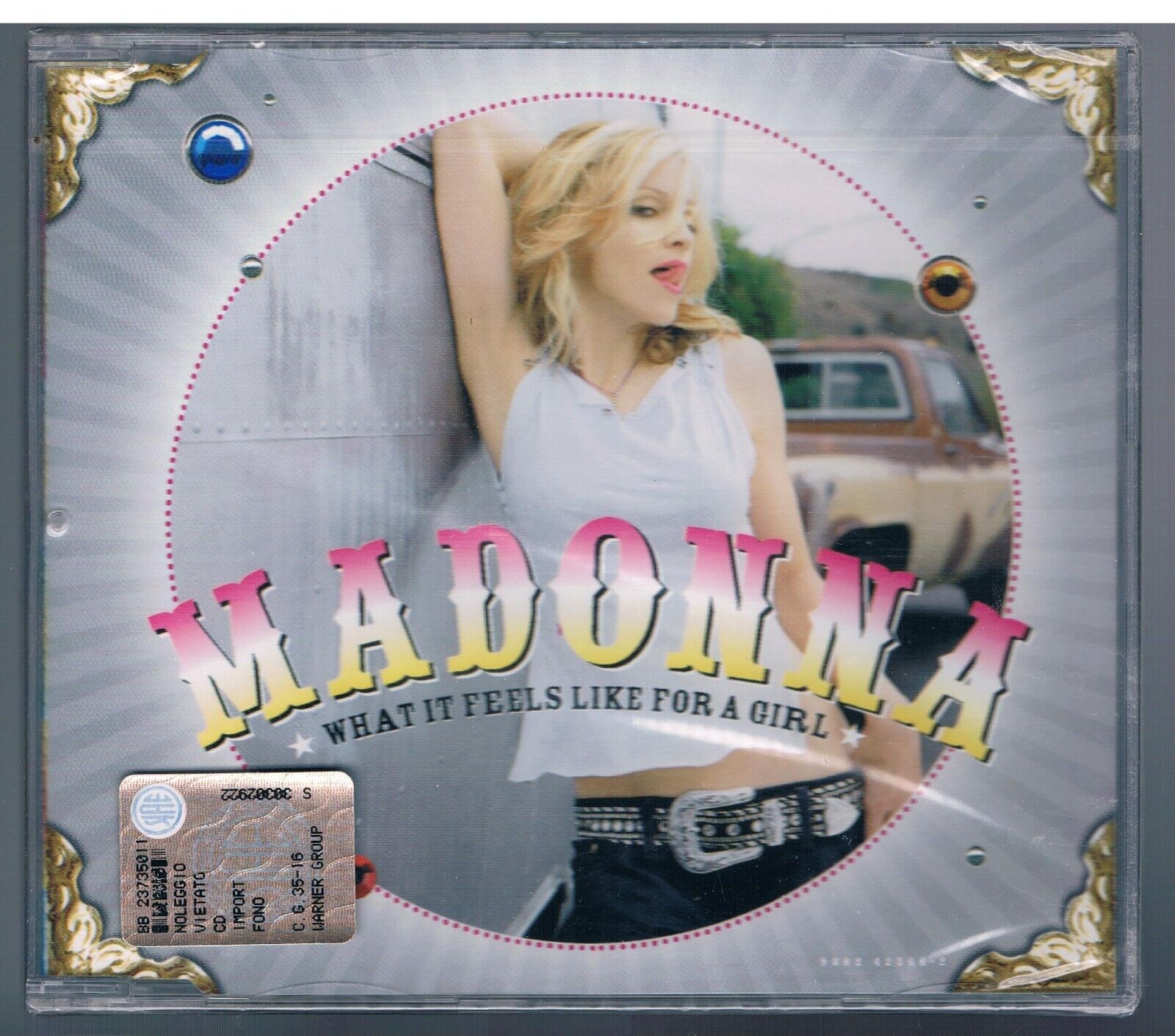 MADONNA WHAT IT FEELS LIKE FOR A... CD SINGLE SINGOLO  CDs SIGILLATO!!!