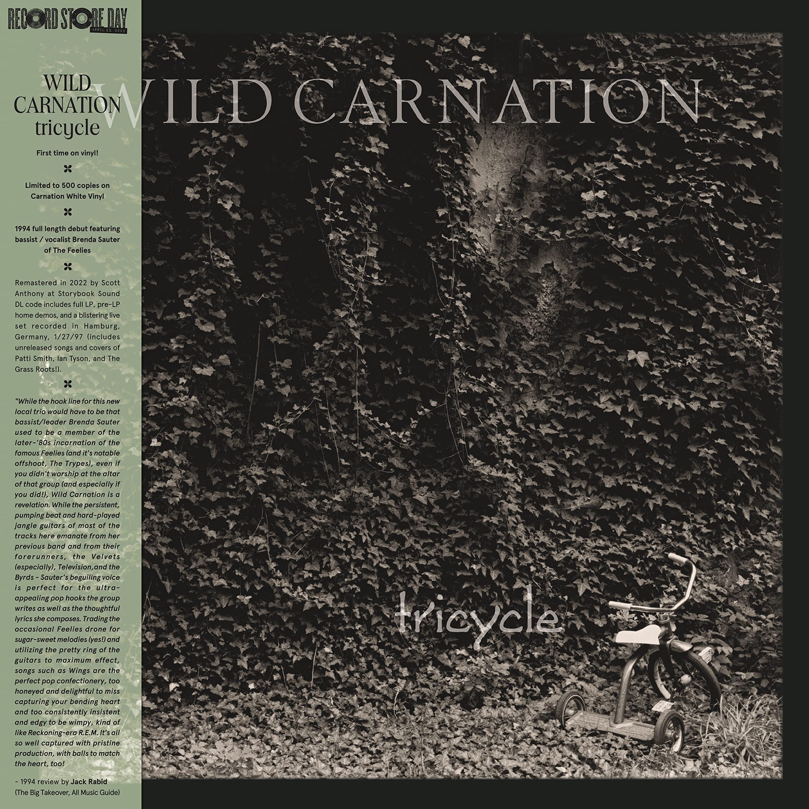 Wild Carnation Tricycle (Vinyl LP)