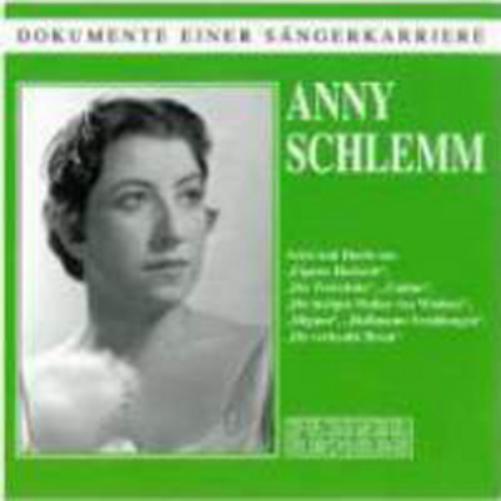 Anny Schlemm Anny Schlemm Sings Arias (CD) Album