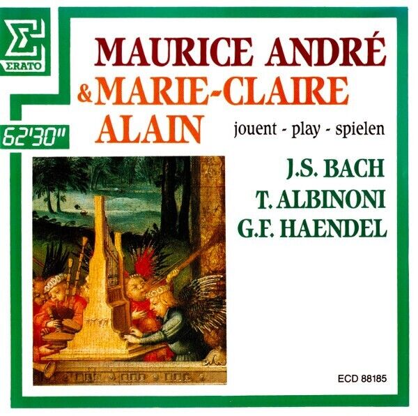 Marie-Claire Alain & Maurice André: Suonano Bach, Albinoni, Handel - CD