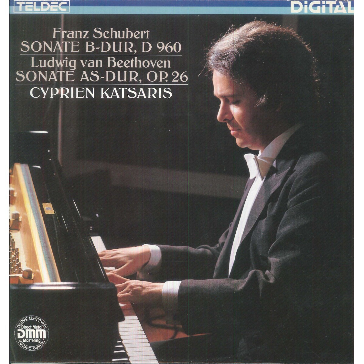 Schubert, Beethoven, Katsaris ‎LP Vinile Sonate B-Dur, D960, AS-Dur, OP. 26 Nuov