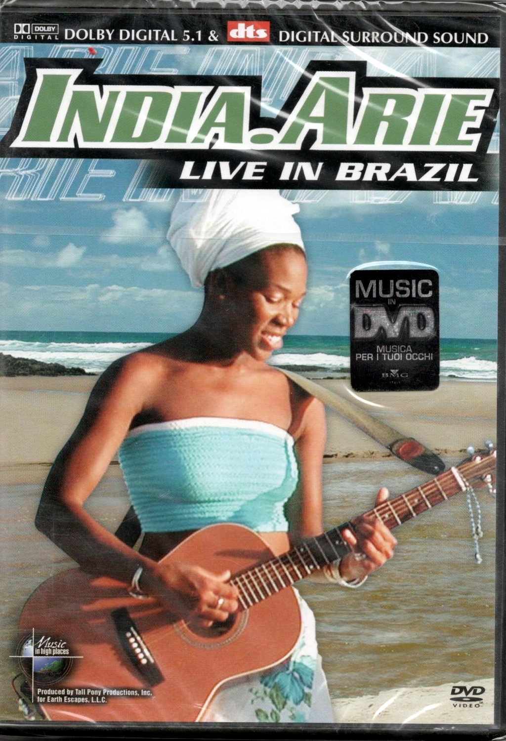 INDIA ARIE  - LIVE IN BRAZIL - DVD NUOVO SIGILLATO RARO NEW SEALED