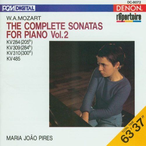 Mozart: Sonate Per Pianoforte KV 284, 309, 310, 485 / Joao Pires - CD