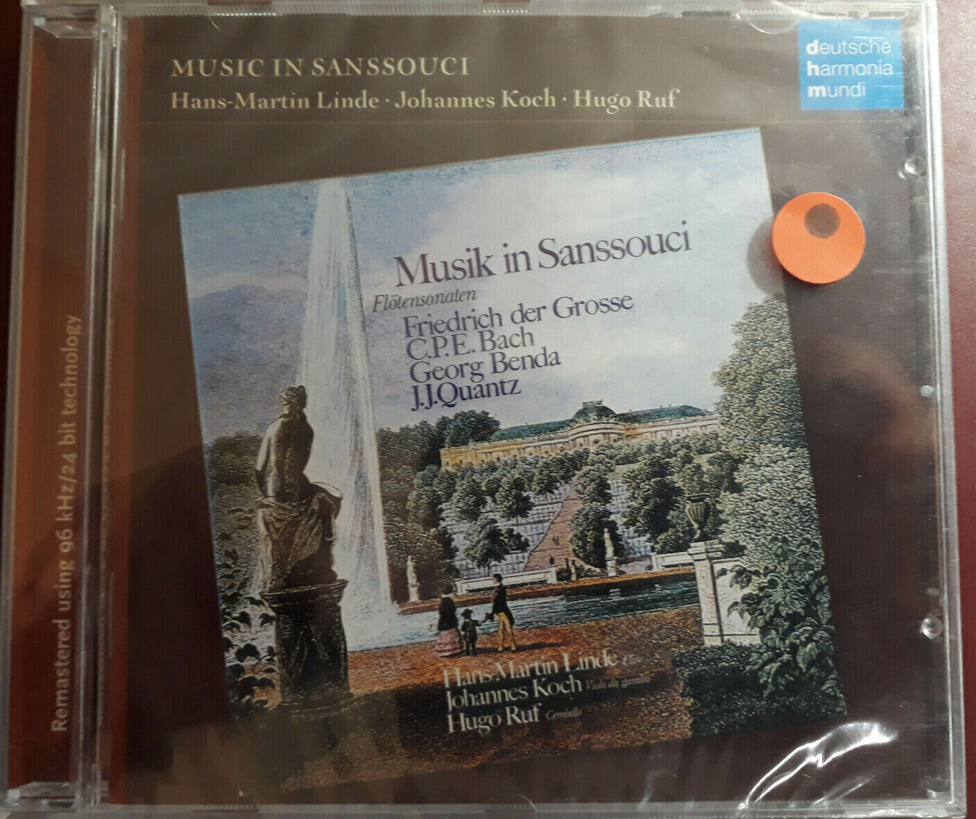 A/V-MUSIC IN SANSSOUCI:DER GROSSE/BACH/BENDA/QUANTZ*CD BRAND NEW SEALED SIGILLA