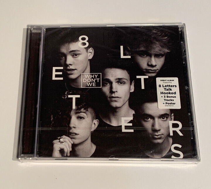 Why Don't We 8 Letters cd Deluxe Edition WDW Boy Band Dance Teen Pop 2018 Poster