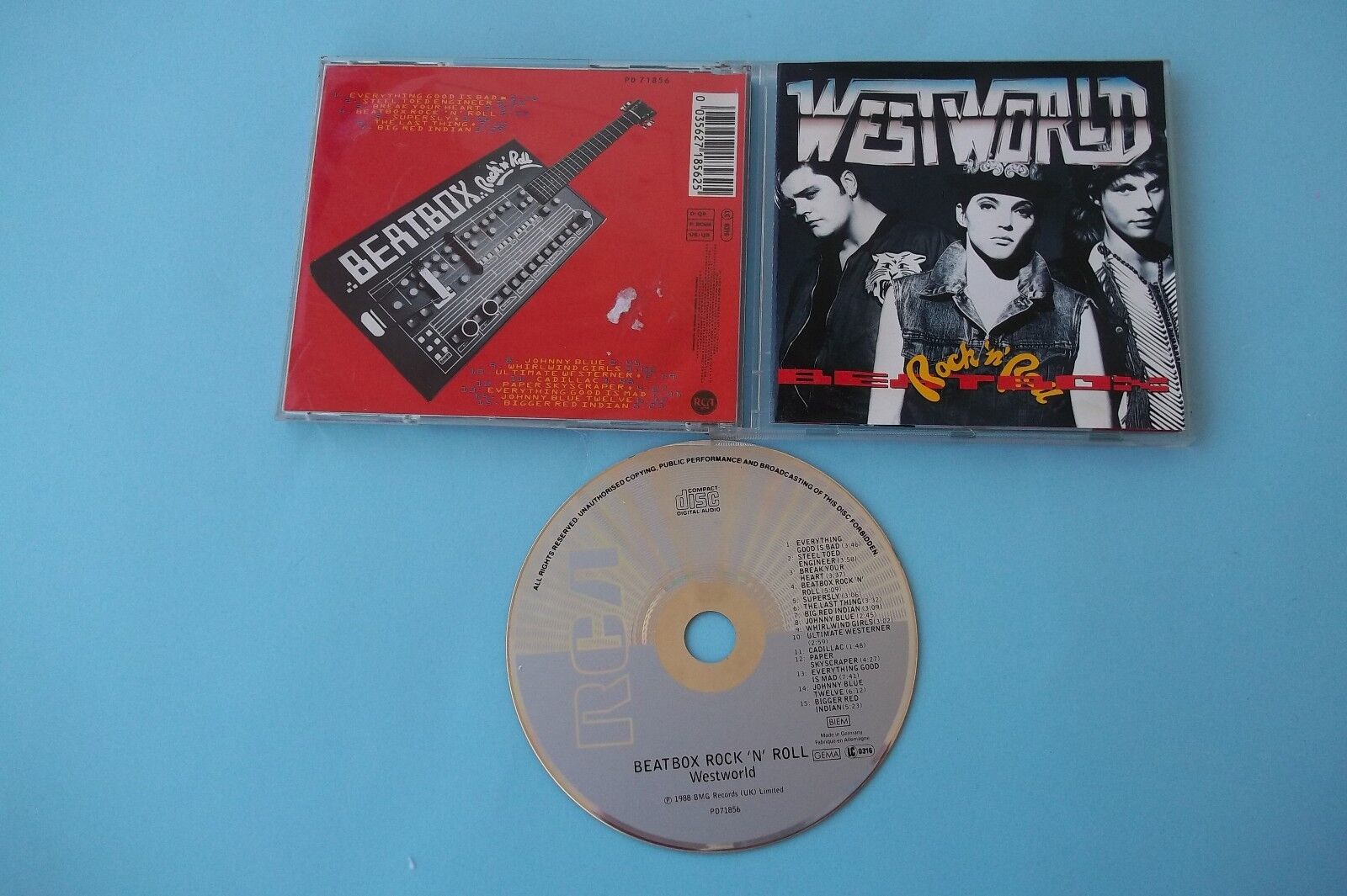 WESTWORLD " BEATBOX ROCK'N' ROLL " CD 1988 BMG RECORDS (UK) LIMITED NUOVO