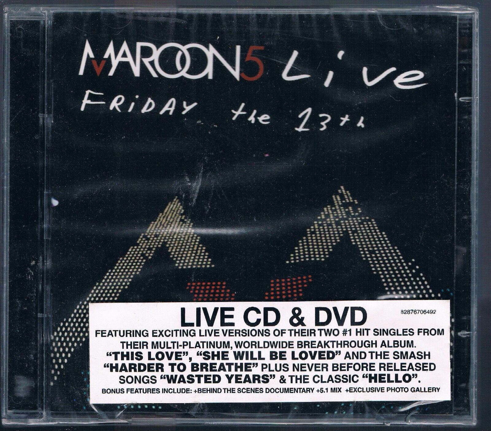 MAROON  5 LIVE FRIDAY THE 13th CD F.C.  SIGILLATO!!!