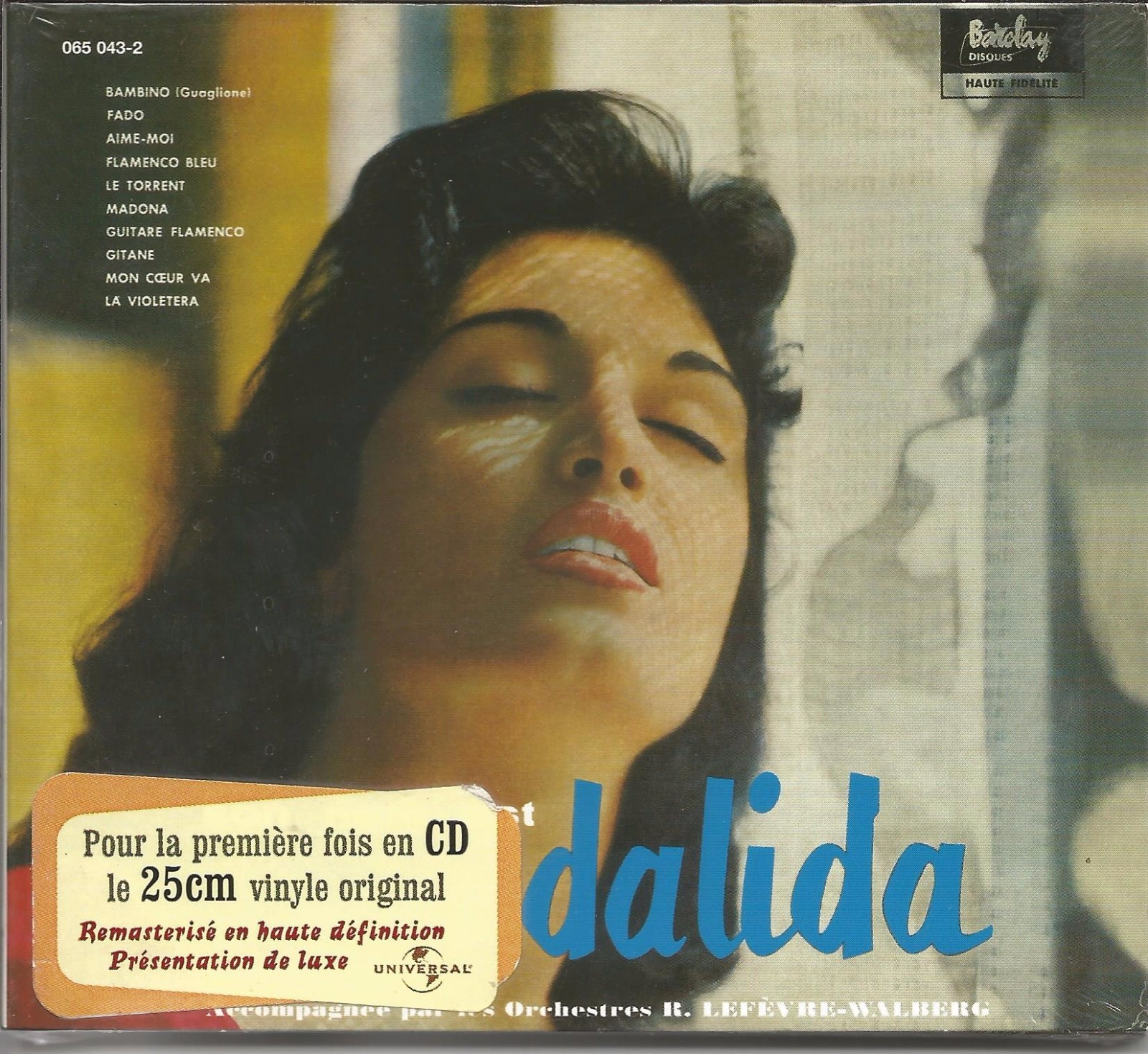 DALIDA - Accompagnee par RAYMOND LEFEVRE WALBERG - CD 2002 SIGILLATO
